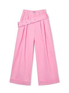 ❤︎Pink drape straight wide casual pants❤︎ Pink Cotton Wide Leg Pants With Pockets, Pink Wide Leg Cotton Pants With Pockets, Pink Baggy Straight Leg Pants, Baggy Pink Straight Leg Pants, Trendy Pink Baggy Wide Leg Pants, Pink High-waisted Pants With Belt Loops, Pink High Waist Baggy Bottoms, Pink Cotton Bottoms With Belt Loops, Pink Trousers With Belt Loops