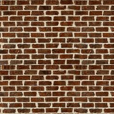 a brick wall is shown in brown and white