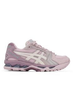 Pink GEL-KAYANO 14 Sneakers by Asics on Sale Asics Athleisure Sneakers With Translucent Outsole, Asics Mesh Running Shoes For Streetwear, Pink Sporty High-top Sneakers With Rubber Waffle Outsoles, Pink High-top Sneakers With Translucent Outsole For Streetwear, Sporty Pink High-top Sneakers With Rubber Waffle Outsoles, Asics Mesh Functional Sneakers, Functional Asics Mesh Sneakers, Functional Mesh Asics Sneakers, Asics Low-top Mesh Sneakers