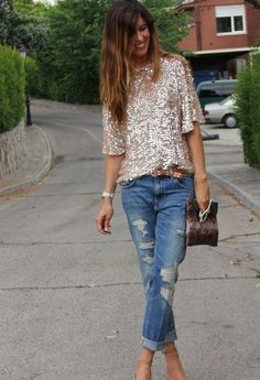 Trends in fashion Boyfriend Jeans Style, Moda Jeans, Bohol, Jeans Boyfriend, Look Chic, Street Styles