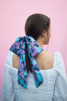 "A must have accessory you can wear all year long with endless ways to style on hair, neck, waist, handbags, you name it, printed in one of my best selling textile designs the \"Lemony Blue\". The possibilities are endless! -Multipurpose & easy to style -Lemons blue & purple print -Measures appr: 10cm x 194cm -Soft, lightweight Crepe de Chine fabric (printed with Eco-friendly inks) More hair scarf designs: https://www.etsy.com/shop/CherryAndMint?ref=seller-platform-mcnav&section_id=2 Trendy Blue Scarves For Gifts, Trendy Blue Scarf For Gift, Trendy Blue Scarf As Gift, Blue Trendy Silk Scarf For Spring, Trendy Blue Scarves For Summer, Blue Trendy Scarves For Spring, Trendy Rectangular Silk Scarf, Chic Blue Scarves For Gifts, Trendy Blue Silk Scarf For Summer