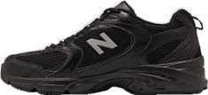 Black Low-top New Balance Sneakers, New Balance Black Low-top Sneakers, New Balance Black Sneakers For Jogging, New Balance Black Jogging Sneakers, Classic New Balance Sneakers For Jogging, Classic Sneakers For Sports, Classic New Balance Running Shoes For Sports, New Balance Black Sneakers With Boost Midsole, Black Lace-up New Balance Sneakers