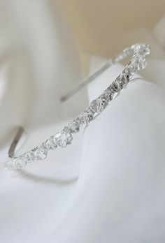 A sparkly headband with clear faceted beads hand wired to a silver headband. A modern alternative to a classic bridal tiara. Pop into your finished bridal hair do or wear for a touch of glam on your hen do! Hand made to order in my studio in Cornwall. Sparkly Headband, Headband Bridal, Silver Headband, Hair Do, Alternative Hair, Hen Do, Bridal Headband, Bridal Tiara, Hair Piece