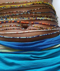 ON SALE Waist Beads Africa Waist Beadbelly Beadsbead Waist | Etsy Spiritual Beaded Waist Beads For Beach, Spiritual Round Waist Beads For Beach, Blue Colorful Waist Beads As Gift, Blue Beaded Waist Beads As Gift, Spiritual Multicolor Waist Beads With Tiny Beads, Bohemian Tiny Beads Waist Beads For Festival, Blue Waist Beads With Spacer Beads As Gift, Blue Round Beads Waist Beads For Gift, Blue Waist Beads Gift