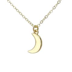 tiny crescent moon necklace, minimalist jewelry, gift for her, delicate necklace Well, well, well, would you look at that stunning crescent moon necklace! It's a bold yet delicate piece of jewelry that effortlessly adds a touch of mystical charm to any outfit. The crescent shape is universally recognized as a symbol of change and transition - making this necklace the perfect accessory for those times when you're feeling like one phase of life is slowly fading into another. Plus, there's somethin