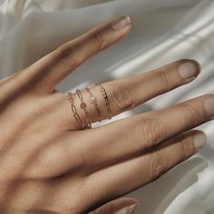 Dainty Tiny Jewelry For Everyday Wear, Dainty Rose Gold Stackable Rings Tarnish Resistant, Dainty Tiny Jewelry For Everyday, Dainty Rose Gold Tarnish Resistant Stackable Rings, Dainty Rose Gold Tarnish-resistant Stackable Rings, Rose Gold Hypoallergenic Midi Rings For Everyday, Hypoallergenic Rose Gold Midi Rings For Everyday, Dainty Adjustable Midi Rings, Tarnish Resistant, Dainty Stackable Rings As Gift