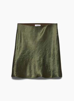 NEW SLIP SATIN MINI SKIRT | Aritzia Satin Mini Skirt Outfit, Mini Slip Skirt, Water Footprint, Silky Skirt, Sweat Vest, Silk Mini Skirt, Satin Mini Skirt, Statement Coat, Aritzia Babaton