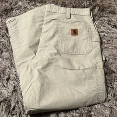 Brand New Canvas Work Dungarees! Khaki Original It. 42/30. Best Cargo Pants For Men, Work Clothes For Men, Casual Outfits Men Fall, Thrift Manifestation, Best Cargo Pants, Better Fashion, Carhartt Cargo Pants, Beige Cargo Pants, Carhartt Work Pants