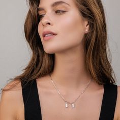 If you're looking for an accessory with unmatched style then look no further than our Ini MIni Dogtag Necklace. A style that is sure to become your stack staple, this dainty shape gets a trendy makeover with a gorgeous link chain. With 1 - 5 mini tags and a personalized engraving with an ethically sourced diamond, this classy silhouette can represent anyone's loved one that you want to keep close to your heart. If you prefer something old-fashioned yet still stylish, we've got it all - take your Dogtag Necklace, Something Old, Necklace Sizes, Quality Diamonds, 18k Rose Gold, Link Chain, Gold Vermeil, Dog Tags, Dog Tag Necklace