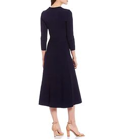 Women's Dresses & Gowns | Dillard's Long Sleeve Jacket Dress For Evening, Chic 3/4 Length Midi Dress For Formal Occasions, Chic 3/4 Length Midi Dress For Formal Events, Fitted Long Sleeve Dress With 3/4 Sleeves For Spring, Fitted Long Sleeve Midi Dress For Work, Chic Long Sleeve Fitted Jacket Dress, Chic Fitted Long Sleeve Jacket Dress, Tailored Long Sleeve Midi Dress For Work, Tailored Long Sleeve Midi Dress For Office