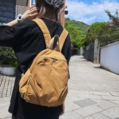 Summer New Solid Color Casual Women's Canvas Backpack Simple fashion sports student bag [23y 8m 22d] Casual Student Shoulder Bag Backpack, Casual Shoulder Bag For Students, Trendy Softback Backpack For Back To School, Casual Large Capacity Canvas Bag For Students, Casual Student Backpack With Adjustable Strap, Large Capacity Casual Backpack For Students, Casual Large Capacity Backpack For Daily Use, Casual Standard Backpack For School, Casual School Standard Backpack