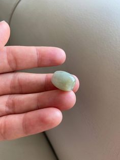 🌈 Jadeite Jade Pendant, Jade Bead, Light Green & Light Lavender 🌷 Untreated Natural Jadeite/ Grade A Jade 🌷 Certified : YES 🌷 Jade from Myanmar/ Burma 🌷 Dimensions : ~ 14.2 x 12 mm 🌷 Color : Light Green & Light Lavender 🌷 Free standard shipping from Hong Kong with tracking included 🌷 Take approximately 7-21 days to arrive worldwide Healing Natural Jade Gemstones, Green Large Stone Gemstones For Healing, Jade Gemstone Beads For Gifts, Natural Jade Stones For Jewelry Making, Green Tumbled Gemstone Beads Jewelry, Jade Gemstone Beads For Jewelry Making, Spiritual Healing Stones Beads, Green Jade Gemstones For Jewelry Making, Chinese Jewelry