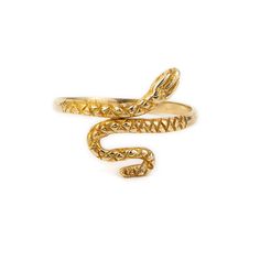 "14k Gold Snake Ring, Solid Gold Ring, Statement Serpent Ring, Dainty Gold Ring, Greek Gold Jewelry 𝐏𝐑𝐎𝐃𝐔𝐂𝐓 𝐃𝐄𝐓𝐀𝐈𝐋𝐒 Ring inspired by the snake-serpent symbol. Kt: K14 Width: 0.7 cm - 0.2\" Height: 1.7 cm - 0.66\" Handmade item. 𝐏𝐀𝐂𝐊𝐀𝐆𝐈𝐍𝐆 All items are sent in a presentable gift box 𝐒𝐇𝐈𝐏𝐏𝐈𝐍𝐆 *We ship worldwide by DHL Express! Free Shipping for orders over 100€! *Europe Transit Time: 1-3 working days / All other countries Transit Time: 3-6 working days * We process p Luxury 14k Gold Snake-shaped Ring, Gold Snake Shape Rings For Anniversary, Gold Snake-shaped Ring For Anniversary, Elegant Snake Shape Ring As Gift, Elegant Snake Shape Ring Gift, Elegant Snake Shape Ring For Gift, Unique Yellow Gold Snake Ring For Promise, Yellow Gold Tarnish-resistant Snake Ring, Fine Jewelry Snake-shaped Rings For Gifts