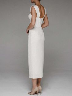 Elegant and sexy tube top straight dress Straight Dress, Tube Top, Elegant Dresses, Dresses