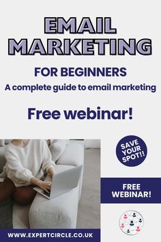 email marketing for beginners, complete guide to email marketing free webinar by expert circle co uk