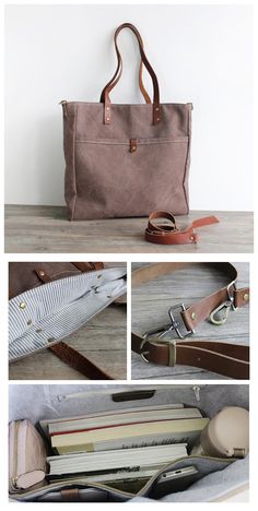 Tote bag Handmade Canvas Messenger Bag Shoulder Bag Handbag Waxed Canvas Bag With Leather Handles For On-the-go, Daily Use Shoulder Bag With Duck Canvas, Everyday Waxed Canvas Bag With Pockets, Canvas Bag With Removable Pouch For Everyday Use, On-the-go Canvas Satchel With Canvas Lining, Waxed Canvas Bag With Canvas Lining For On-the-go, Rectangular Duck Canvas Bag With Adjustable Strap, Everyday Duck Canvas Bag With Waxed Finish, Everyday Duck Canvas Shoulder Bag