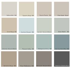 the different shades of gray paint