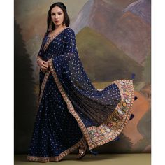 Blue colored saree is made from georgette fabric which is highlighted with beautiful bandhej printed work as shown. Comes along with unstitched mono silk blouse piece which you can customise as per your design/style. Occasion - You can wear this saree for party, functions and fashionista. Note:- the actual product may differ slightly in color and design from the one illustrated in the images when compared with computer or mobile screen. Measurements: Saree : Georgette : 5.5 Mtrs Blouse : Georget Saree For Party, Saree Georgette, Baby Skin Care, Mobile Screen, Silk Lehenga, Georgette Saree, Georgette Fabric, Georgette Sarees, Blouse Piece