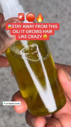 The only hair oil you’ll ever need Natural Hair Recipes, Homemade Hair Growth Spray, Homemade Hair Growth Oil, Homemade Hair Oil, Diy Hair Oil