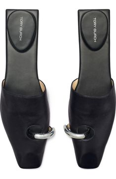 Tory Burch Pierced Mule (Women) | Nordstrom Tory Burch Mules, Mode Shoes, Dr Shoes, Shoe Inspo, Leather Slippers, Leather Mules, Dream Shoes, Mode Inspiration, Shoe Game