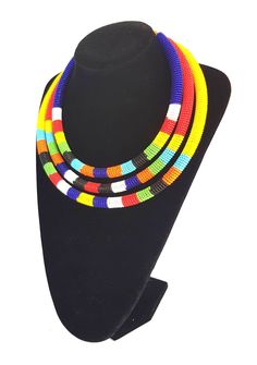 Perfect piece to add to your jewelry set! 100% handcrafted using original fine beads. The longest strand is 20 inches, middle strand 18 inches and the shortest is 16 inches. **Buy multiple items and pay shipping for 1 item only.The rest ships free. **This necklace ships via dhl express. More neckleces here; https://www.etsy.com/shop/TribalTess?ref=seller-platform-mcnav&section_id=21306083 Back to my shop; https://www.etsy.com/shop/TribalTess?ref=seller-platform-mcnav Handmade Yellow Double Strand Jewelry, Handmade Unique Double Strand Beaded Necklaces, Unique Handmade Double Strand Beaded Necklaces, Handmade Double Strand Yellow Necklace, Handmade Yellow Double Strand Necklace, Multicolor Multi-strand Jewelry For Gifts, Multicolor Multi-strand Jewelry Gift, Colorful Double Strand Beaded Necklaces, Unique Double Strand Colorful Beaded Necklaces