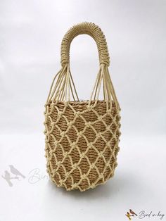 Bird in Bag - Womens Bohemian Summer Beach Handbag Bohemian Beige Beach Bag With Large Capacity, Bohemian Satchel With Large Capacity For Vacation, Bohemian Satchel For Vacation With Large Capacity, Bohemian Brown Bags For Beach Season, Bohemian Large Capacity Satchel For Vacation, Bohemian Satchel Straw Bag With Large Capacity, Bohemian Handheld Beige Bag, Bohemian Beige Handheld Bag, Vacation Woven Satchel Bag