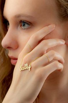 14k 18k 10k Solid Gold Minimal Gold Name Necklace, Custom Word Necklace, Personalized Name Jewelry for Women, Birthday Gift for Mom FEATURES• Solid Gold (real gold, not gold plated or gold filled material)• Gold Karat: 10K (417) - 14K (585) - 18K (750) (optional)• Pendant Height: 0.35 Inches (0.90 cm)• Pendant Width: depending on the text• Available Gold Color: Yellow gold, rose gold and white gold (optional)Wholesale requests are welcome.Our gold necklaces are perfect choice for a Christmas, Mo 14k Gold Name Jewelry For Valentine's Day, Anniversary Nameplate Name Necklace With Hallmarks, Classic Gold Name Necklace With Hallmark, 14k Gold Nameplate Necklace For Anniversary, Gold Plated Nameplate Necklace For Anniversary, Classic Gold Hallmark Name Necklace, Classic Name Necklace For Birthday, Classic Gold Hallmarked Name Necklace, Classic Custom Name Jewelry For Birthday Gift