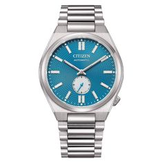 NK5010-51L CITIZEN TSUYOSA 40MM Stainless Steel Watch Automatic Movement Blue dial 4 Year Warranty Citizen Tsuyosa, Bank Deposit, Bracelet Apple Watch, Apple Watch Accessories, Analog Watch, Sapphire Blue, Stainless Steel Band, Stainless Steel Watch, Zeppelin