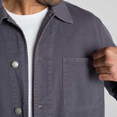 Product Description The hardest working jacket in your closet. Our chore jacket pairs workwear style and detailing with a lightweight and transitional cotton canvas fabric perfect for everyday wear. Product Features Patch pockets at chest and waist Metal shanks at center front and sleeve cuff Unlined interior Properly scaled sleeves and body length Materials & Care Made with a 100% cotton fabric. Wash on cold with like colors, inside out. Dry on low, remove promptly. Everyday Long Sleeve Shacket With Multiple Pockets, Cotton Outerwear With Side Pockets And Long Sleeves, Cotton Long Sleeve Outerwear For Casual Gatherings, Cotton Outerwear For Casual Gatherings, Cotton Outerwear For Casual Gatherings With Long Sleeves, Long Sleeve Cotton Utility Jacket With Pockets, Cotton Utility Jacket With Pockets And Long Sleeves, Utility Workwear Tops With Multiple Pockets, Everyday Long Sleeve Utility Jacket With Multiple Pockets