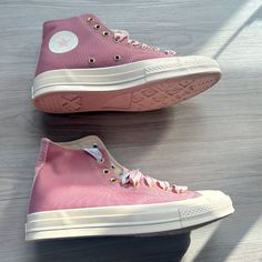 Brand New Pair And Never Worn Size 10.5 Converse. Pink Lace-up High-top Sneakers With Rubber Sole, Casual Pink High-top Sneakers With Vulcanized Sole, Pink Vulcanized Sole Sneakers With Round Toe, Pink Sneakers With Vulcanized Sole And Round Toe, Pink High-top Sneakers With Vulcanized Sole, Pink Mid-top Sneakers With Rubber Sole, Pink Vulcanized Sole Sneakers, Casual Pink Sneakers With Vulcanized Sole, Pink Lace-up Canvas Shoes