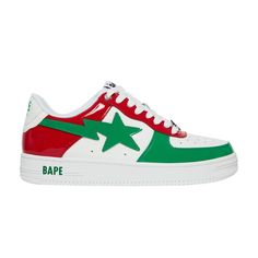 Find BAPE Sta M1 'italy on Editorialist. Bapesta M1 'Italy' Bape Sta, Cute Nike Shoes, Cute Nikes, Bathing Ape, A Bathing Ape, Top Sneakers, Nike Shoes, Top Brands, Italy