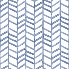 Fletching Navy Geometric Wallpaper from the Thoreau Collection by Brewster Blend Wallpaper, Blue Geometric Wallpaper, Watercolor Lines, Wood Plank Wallpaper, Navy Watercolor, Chevron Wallpaper, Navy Wallpaper, Grey Color Palette, Geometric Fabric