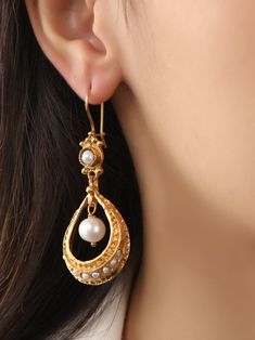 Pearl Earrings,ottoman Earrigns,gold Plated Earrigs ,brass Earrigns,gemstone Earrigns,turkish Earrigs ,handmade Jewelry Earrigs .gift For - Etsy Elegant Round Danglers With Pearl Drop, Formal Brass Pearl Drop Earrings, Elegant Chandbali Hoop Earrings, Elegant Brass Chandbali Jewelry, Victorian Teardrop Pearl Drop Earrings, Elegant Chandbali Hoop Earrings With Pearl Drop, Elegant Brass Hoop Earrings With Pearl Drop, Antique Chandbali Earrings For Gift, Antique Chandbali Earrings As Gift