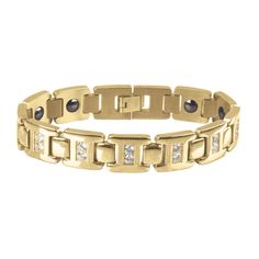 The quality is clear to see here, with every link expertly secured to the next as they alternate from a link set with 2 of our signature Diamondeau® - the Supreme Diamond Alternative; to a plain link joining them altogether. Skilfully crafted in premium stainless steel, finished in 18k yellow gold; perfect for everyday wear or a great gift. Stainless Steel Bracelet Men, Expensive Jewelry Luxury, Gold Watch Men, Diamond Alternatives, Expensive Jewelry, Men's Bracelet, Men's Necklace, Mens Jewelry Bracelet, Stainless Steel Band