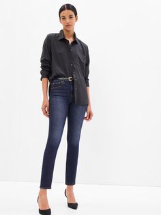 High Rise True Skinny Jeans | Gap Jean Fits, Toddler Jeans, Jeans Look, Men Boys, Pocket Jeans, High Rise Jeans, The Gap, Stretch Jeans, Capsule Wardrobe