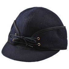 The Crown Cap\u00ae Wool Blend Railroad Cap is a classic style that provides the utility of a brimmed cap and the warmth of an adjustable, stowable, built-in external ear band. This railroad hat's external 80% wool/20% nylon shell is enhanced by adding a 3/4 internal ear band and 100% polyester quilted lining to really keep out the cold. The 4-eyelet lace-up front detail adds a touch of character as well as a custom fit. Spot clean only. Imported.Manufacturer style #: 1-170. \u000a \u000a Shell: Ear Band, Crown Cap, Eyelet Lace, Good Brands, The Crown, Custom Fit, Riding Helmets, Wool Blend, Classic Style