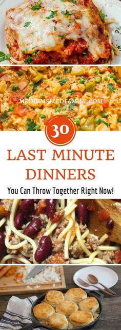 the top ten last minute dinners you can throw together right now