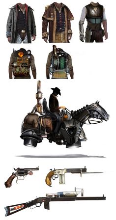 Western Concept Art, Steampunk Concept Art, Steampunk Concept, Steampunk Western, Fine Art Painting Acrylic, Steampunk Armor, Steampunk Character, Art Geek, Fantasy Clothes