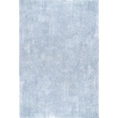 a light blue rug on a white background