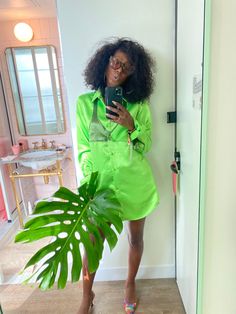 PRE Order: Michelle Mini Button Down Lime — Sammy B. Vibrant Dress, Two Sweet, Model Pictures, Above Knee, Perfect Dress, Pre Order, Date Night, Button Downs, Dress Up