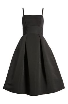 Head off to your next special occasion in this gorgeous cocktail midi dress showcasing a full skirt and handy pockets at the sides. 45 1/2" length (size 8) Square neck Sleeveless Side-seam pockets Lined 100% polyester Dry clean Imported Chic A-line Tea Length Dress With Pleated Bodice, Party Fit And Flare A-line Tea Length Dress, Formal A-line Sleeveless Dress With Lined Bodice, Formal A-line Tea Length Dress With Pleated Bodice, Classic A-line Midi Dress For Party, Chic A-line Midi Dress For Gala, Dressy A-line Midi Dress For Evening, Satin A-line Dress With Box Pleat, Chic A-line Midi Dress With Flattering Cut