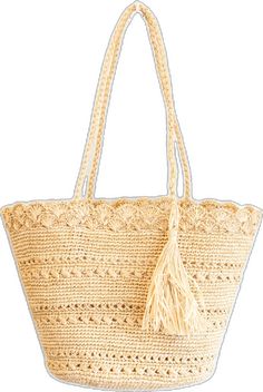 Natural Palm Leaf Crochet Bag For Vacation, Natural Fiber Shoulder Bag For Vacation, Beachy Natural Straw Bag, Natural Braided Shoulder Bag For Beach Season, Natural Braided Beach Bag For Travel, Beachy Natural Woven Shoulder Bag, Natural Braided Straw Bag For Vacation, Natural Fiber Beachy Shoulder Bag, Vacation Braided Natural Bucket Bag