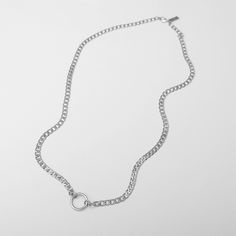 This classic chunky chain with a closed circle detail gives the most chic and timeless look. Pair with any of our clasped charms within the circle. 18" long with 2” extender - This jewelry is waterproof, built to keep up with your everyday life. Whether you're showering, working out, or swimming, it won't fade. Cuban Link Chain Necklaces, Link Chain Necklace, Cuban Link Chain, The Circle, Cuban Link, Silver Chain Necklace, Chain Link Necklace, Gold And Silver, Link Chain