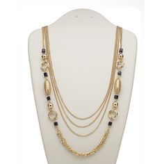 Make a fashion statement with this trendy lightweight necklace. Eye-catching and perfect for counter displays--customers will love the affordable style. Counter Display, Lobster Claws, Everyday Jewelry, Affordable Fashion, Lobster Claw, Gift Necklace, Gold Finish, Fashion Statement, Chain