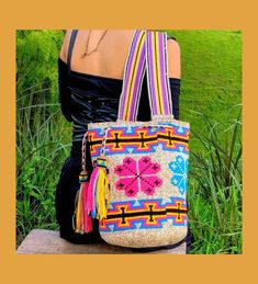 ☑ Elevate your style with WOVENART and discover the authentic beauty and craftsmanship of Colombia. We present our exclusive Wayuu bag, hand-woven with love and dedication in the Guajira. With its unique and unrepeatable design, this bag is a unique piece that will add a touch of elegance and authenticity to your wardrobe. Buy yours today and become a true lover of Colombian craftsmanship at WOVENART, your destination to find the best artisan products in Colombia. 📐 With approximate measurement Jet Stone, Authentic Beauty, Wayuu Bag, Perfect Gift For Him, Boho Bag, Shades Of Pink, Look Stylish, Gift For Him, Purses And Handbags