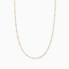 Our Sweet Chain Necklace is here to bring some extra detail to your everyday chain game. This simple chain necklace effortlessly layers with your other gold necklaces, but also makes the perfect dainty everyday staple all on its own. Delicate Charm Necklace With Chain For Everyday, Delicate Chain Necklace For Layering, Dainty Double Chain Link Necklace, Delicate Double Chain Necklaces, Dainty Cable Chain Necklace For Everyday, Dainty Necklaces With Double Chain And Chain Link, Simple Necklace With Delicate Chain For Layering, Everyday Delicate Chain Necklace, Simple 14k Gold Filled Charm Necklace With Delicate Chain