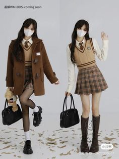 High School uniform para sua Dr Cute School Outfits Uniform, Ugly Cookies, Korean Uniform School, Korean School Outfits, School Outfits Uniform, High School Outfit Ideas, Japan School Uniform, Outfits Uniform, Cute School Outfits