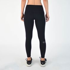 Enjoy optimal support, comfort, and added visibility with a reflective logo in El Toro - our classic FLEO legging. To us, Black is robust, dominating and timeless. We made our Black to represent for the girls who set their goals high, move with strength, and respect the grind. When your training is deeper than physical- when it's mental, emotional, and runs so deep that it's called passion, you deserve a FLEO that stands with you. These do. 25" inseam 7/8" length High rise 4.5" tall waistband Ti