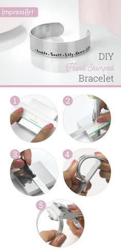 the instructions for how to make a cuff bracelet