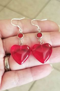 Check out this item in my Etsy shop https://www.etsy.com/listing/1403141209/valentine-earrings-red-glass-heart Red Nickel-free Dangle Heart Earrings, Red Dangle Heart Earrings For Gift, Red Dangle Heart Earrings As A Gift, Red Heart Beads Dangle Earrings, Round Heart Charm Earrings For Valentine's Day, Red Heart Pendant Earrings, Valentine's Day Heart Earrings With Charm, Valentine's Day Round Heart Charm Earrings, Red Heart Beads Earrings For Valentine's Day